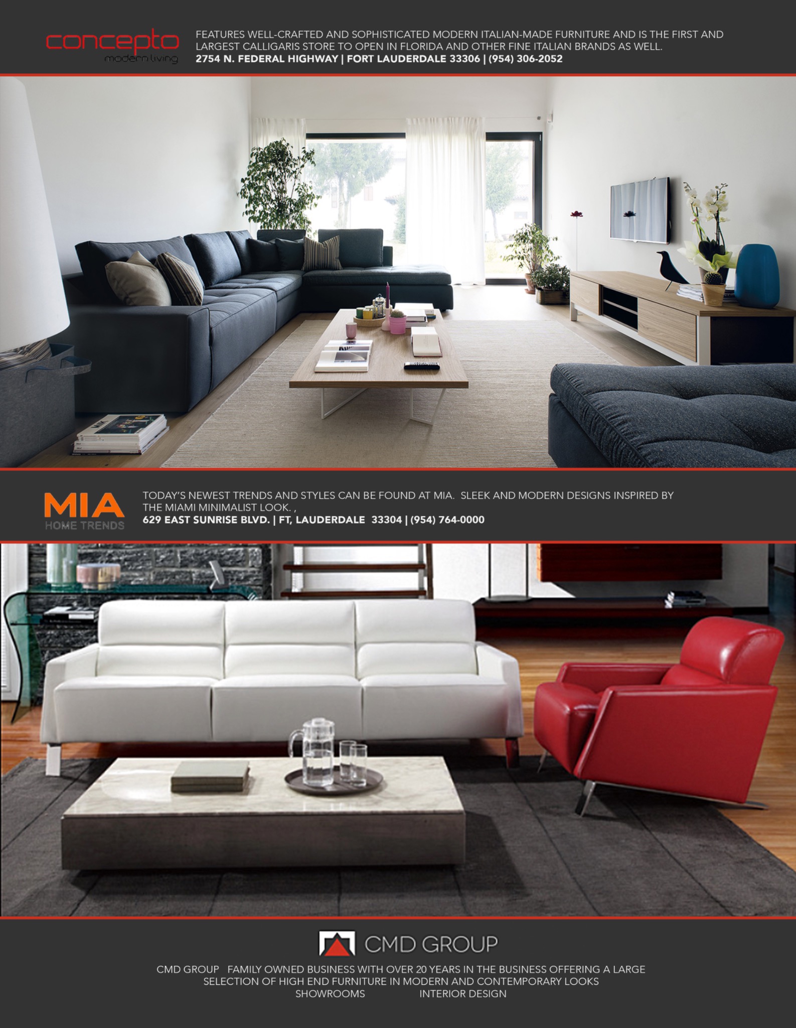 Original CMD Group magazine advertisement