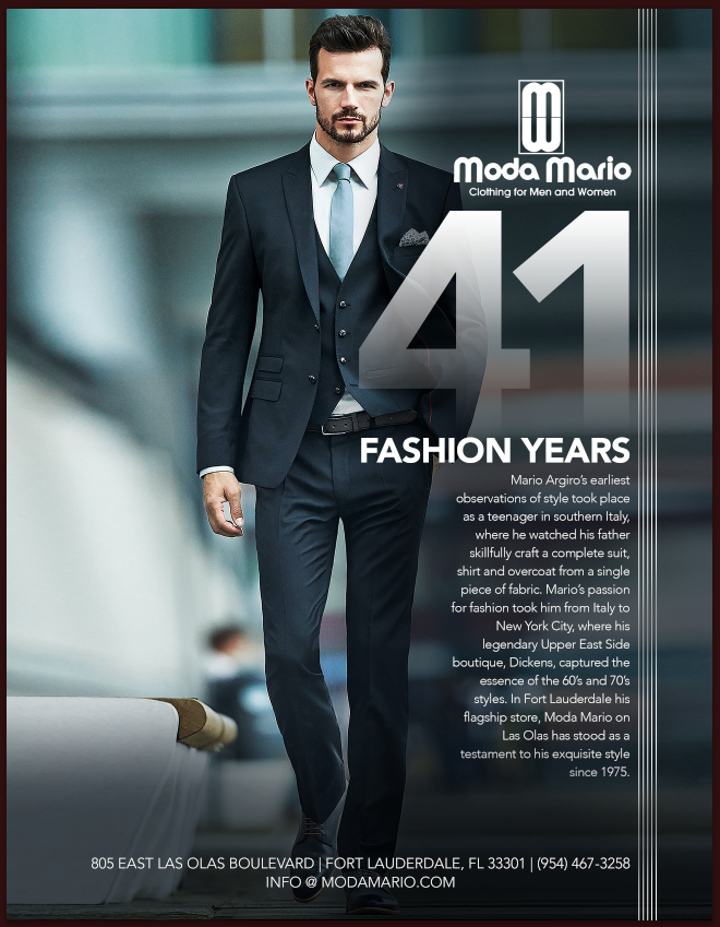 Original Moda Mario magazine advertisement